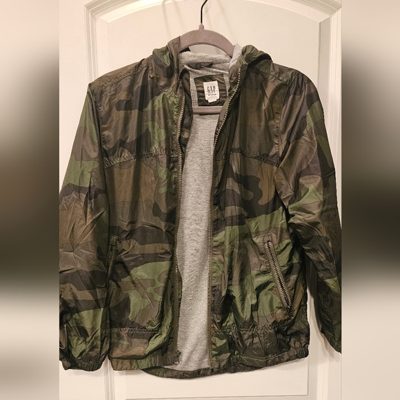 GAP Men's Green Camouflage Military Jacket - Picture 1 of 5